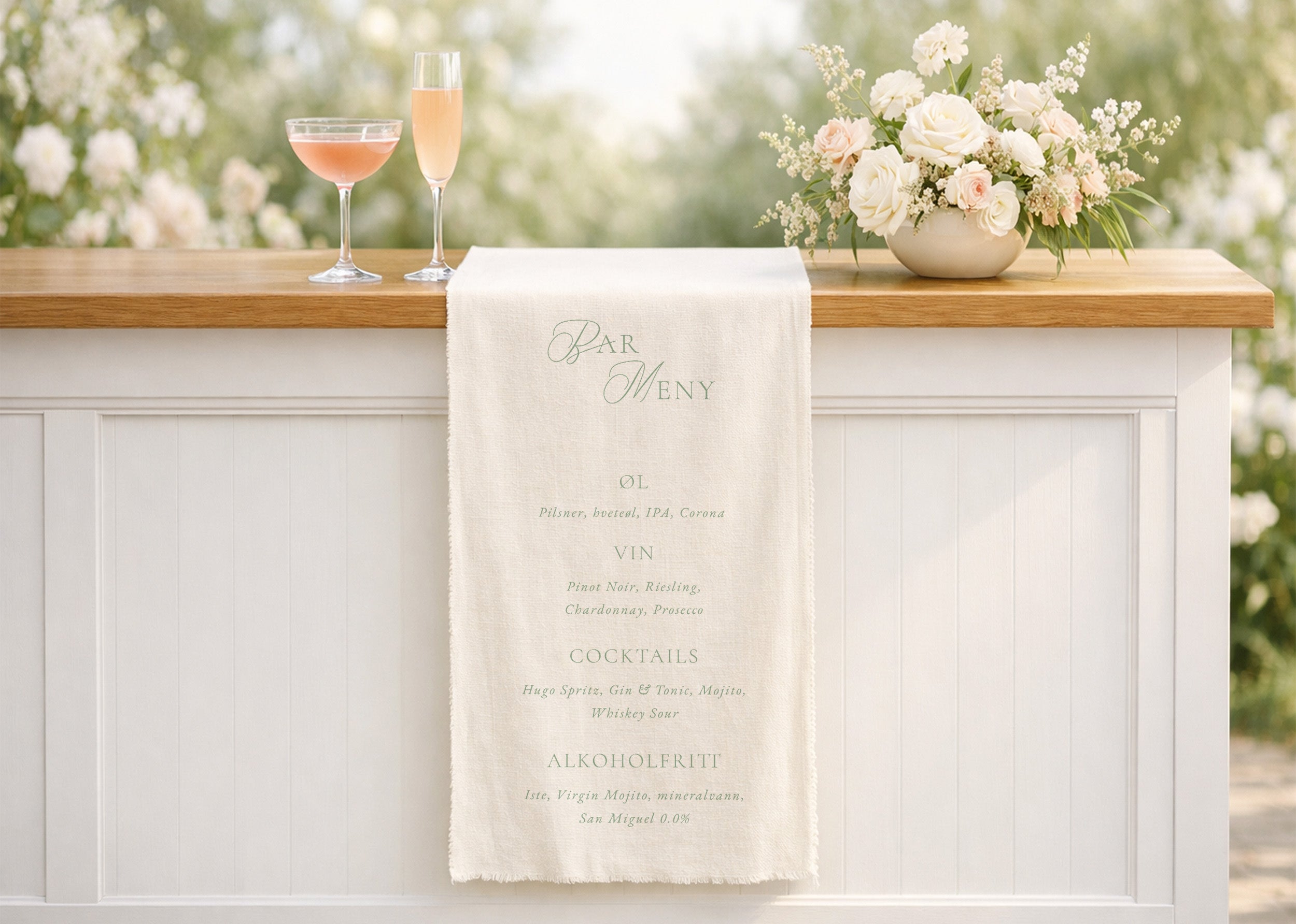 Stoffskilt | Barmeny