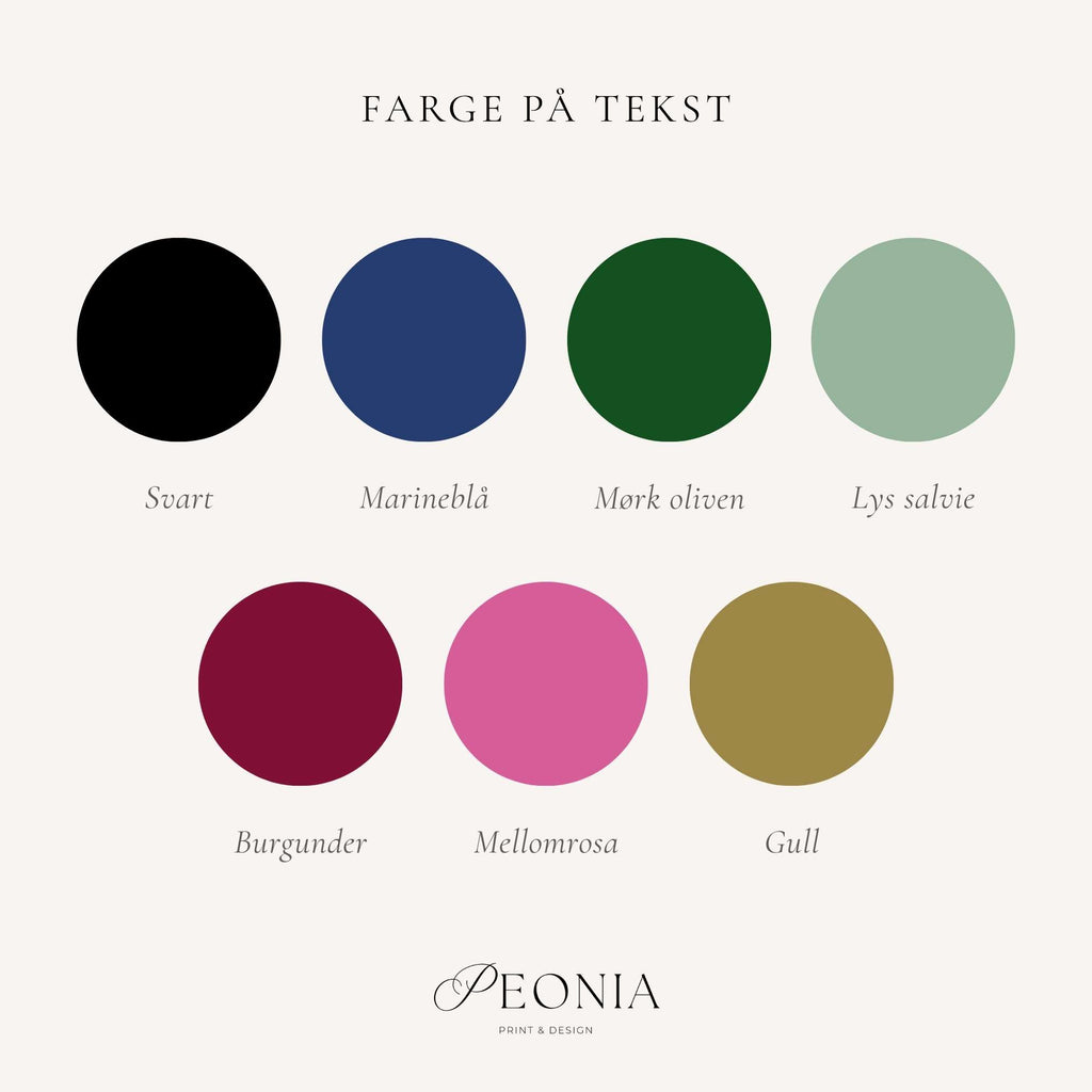 Stoffskilt | Barmeny Cin Cin