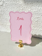 Bordnummer-holder | gull