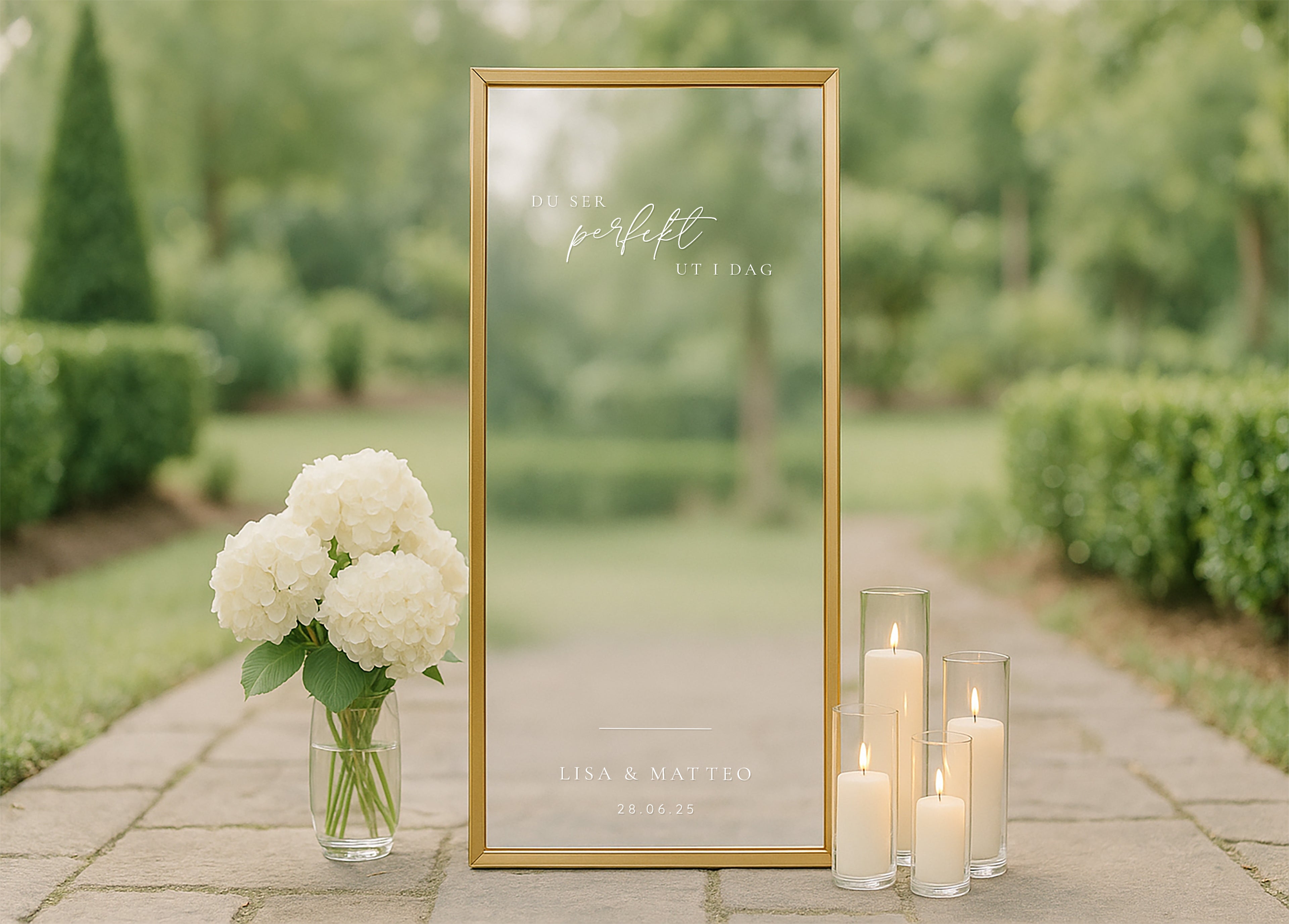 Tekst til speil | Perfekt