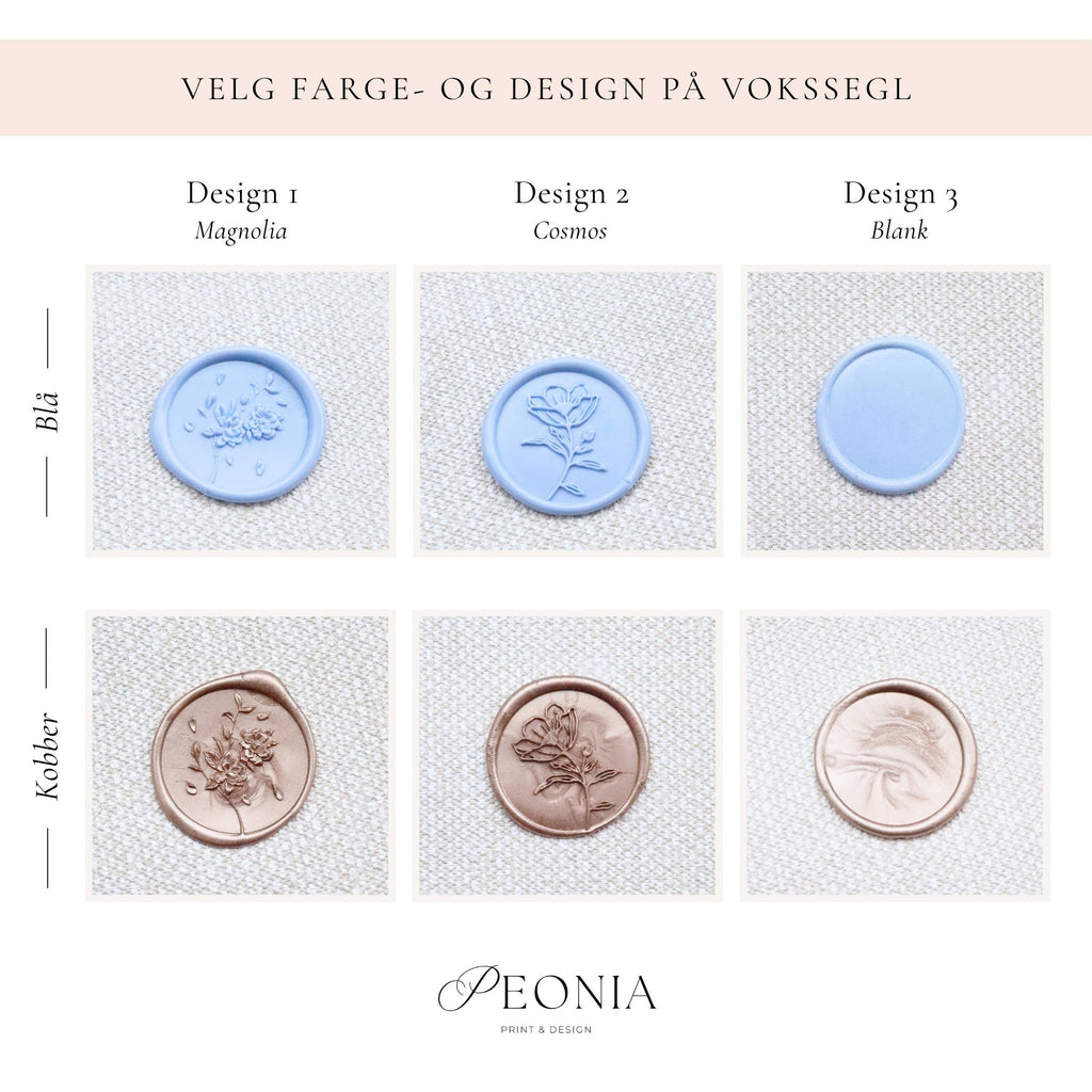 Le Manoir Bordkort | Med vokssegl