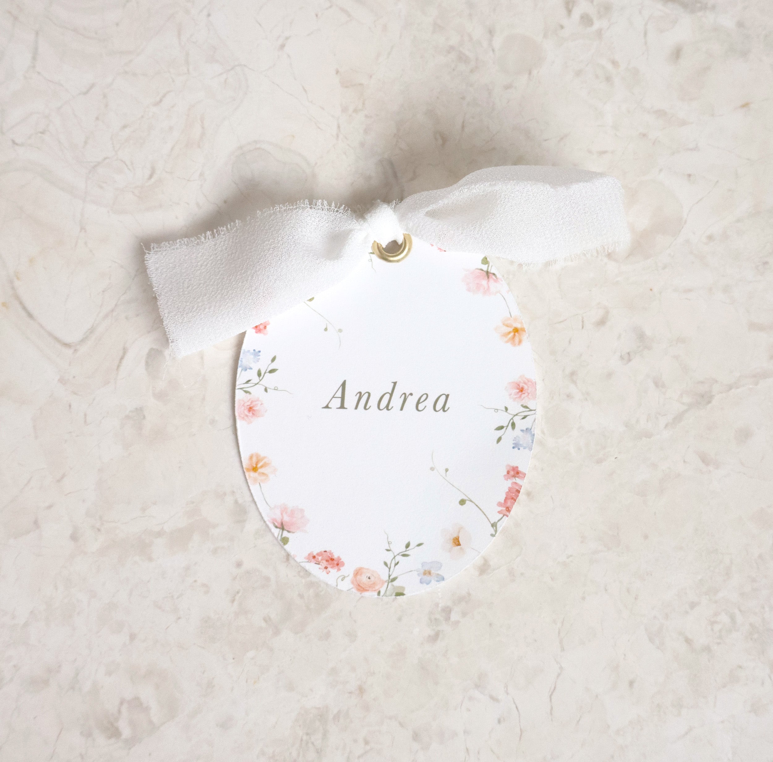 Florentine bordkort | Med bånd