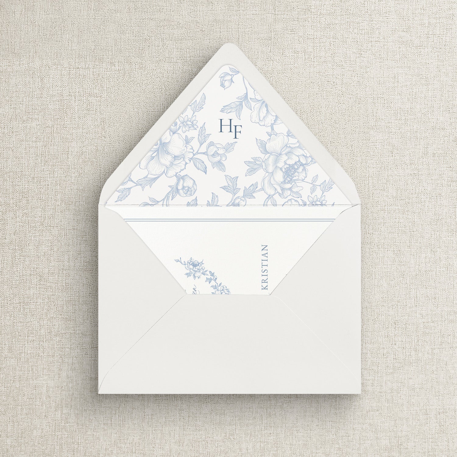 Le Manoir Konvolutt-liner | Med monogram