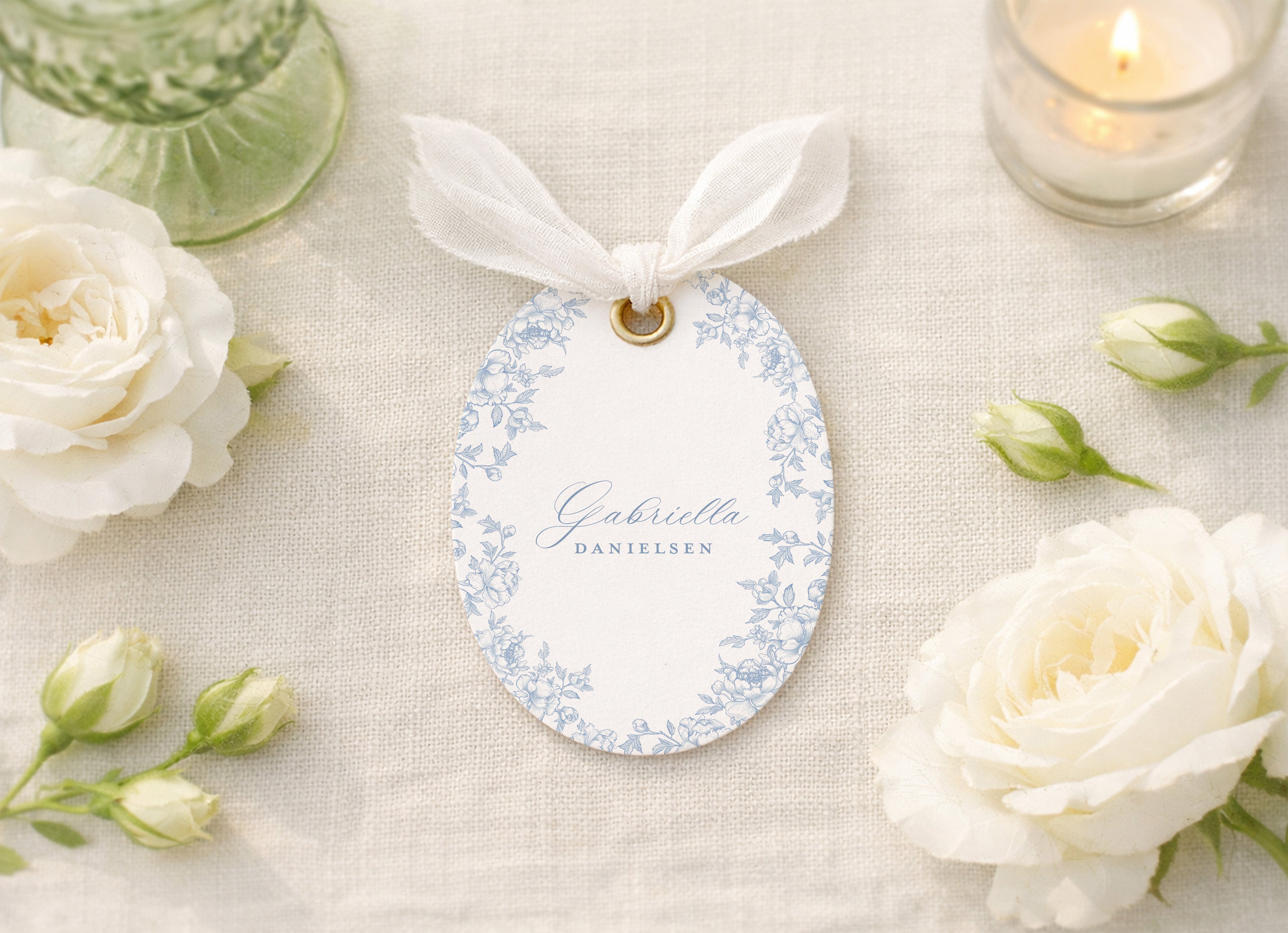 Le Manoir bordkort | Med bånd