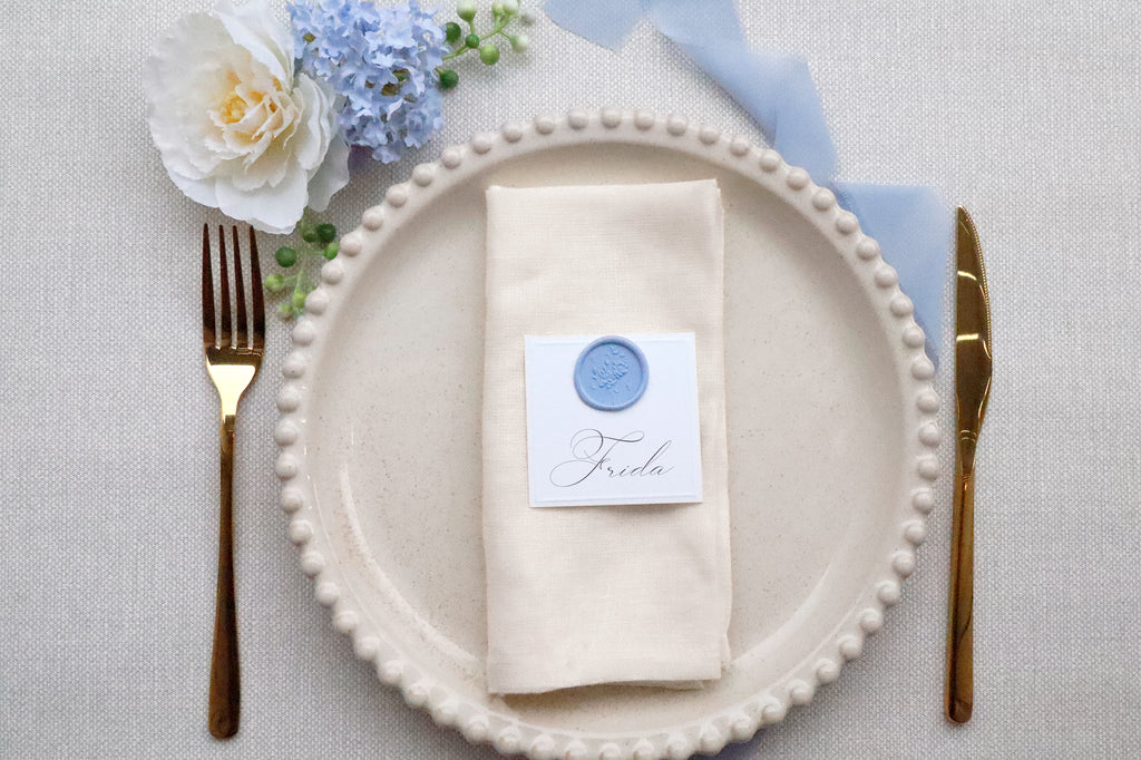 Le Manoir Bordkort | Med vokssegl