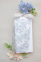 Le Manoir Meny-sett | Med navnekort, vellum og bånd