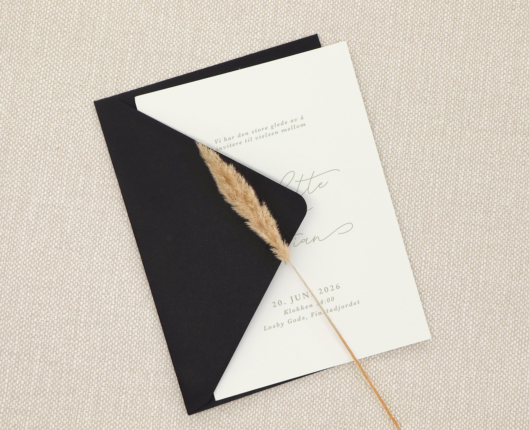 Premium konvolutt | Svart