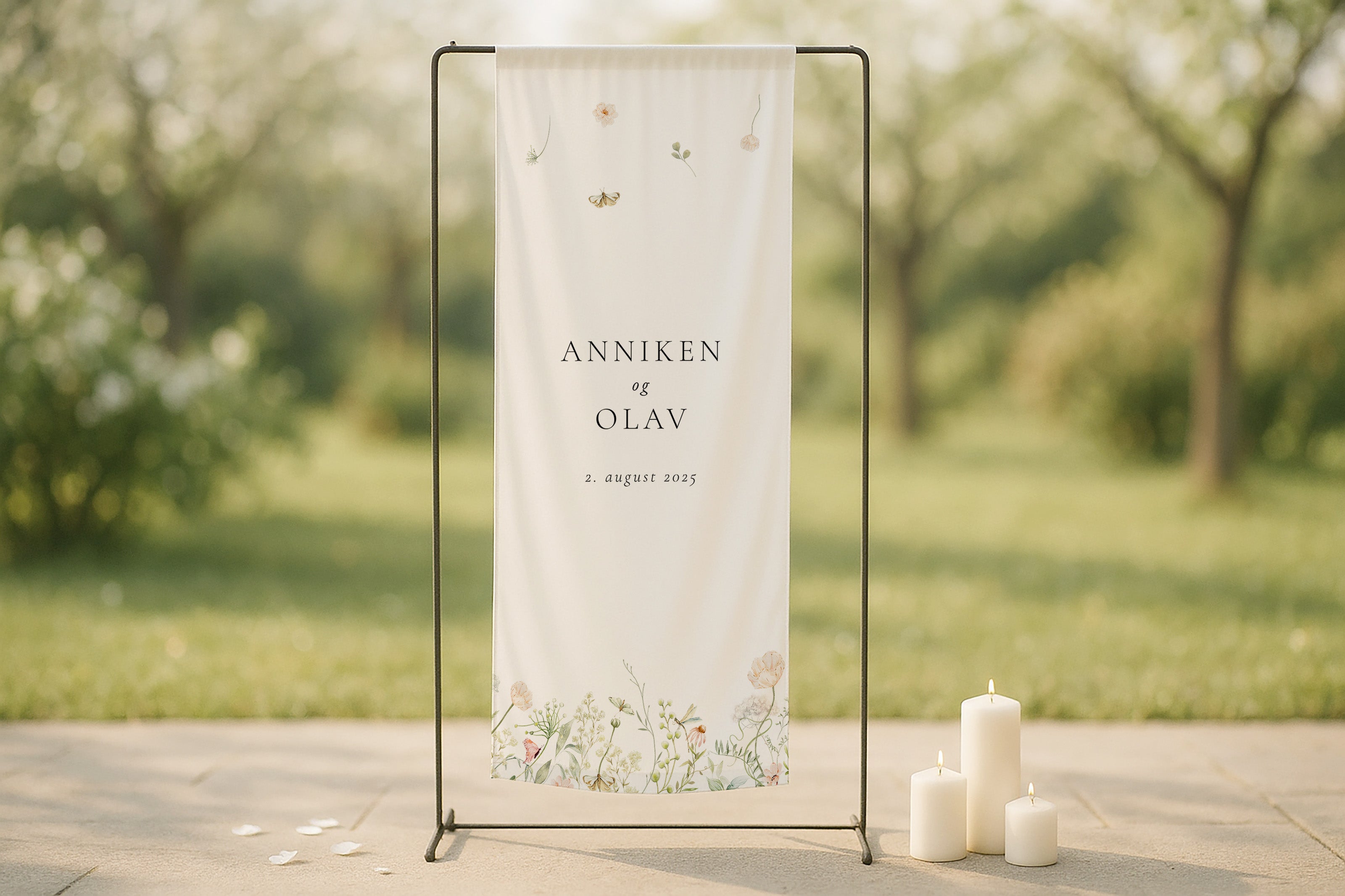 Stoffskilt | Papillon