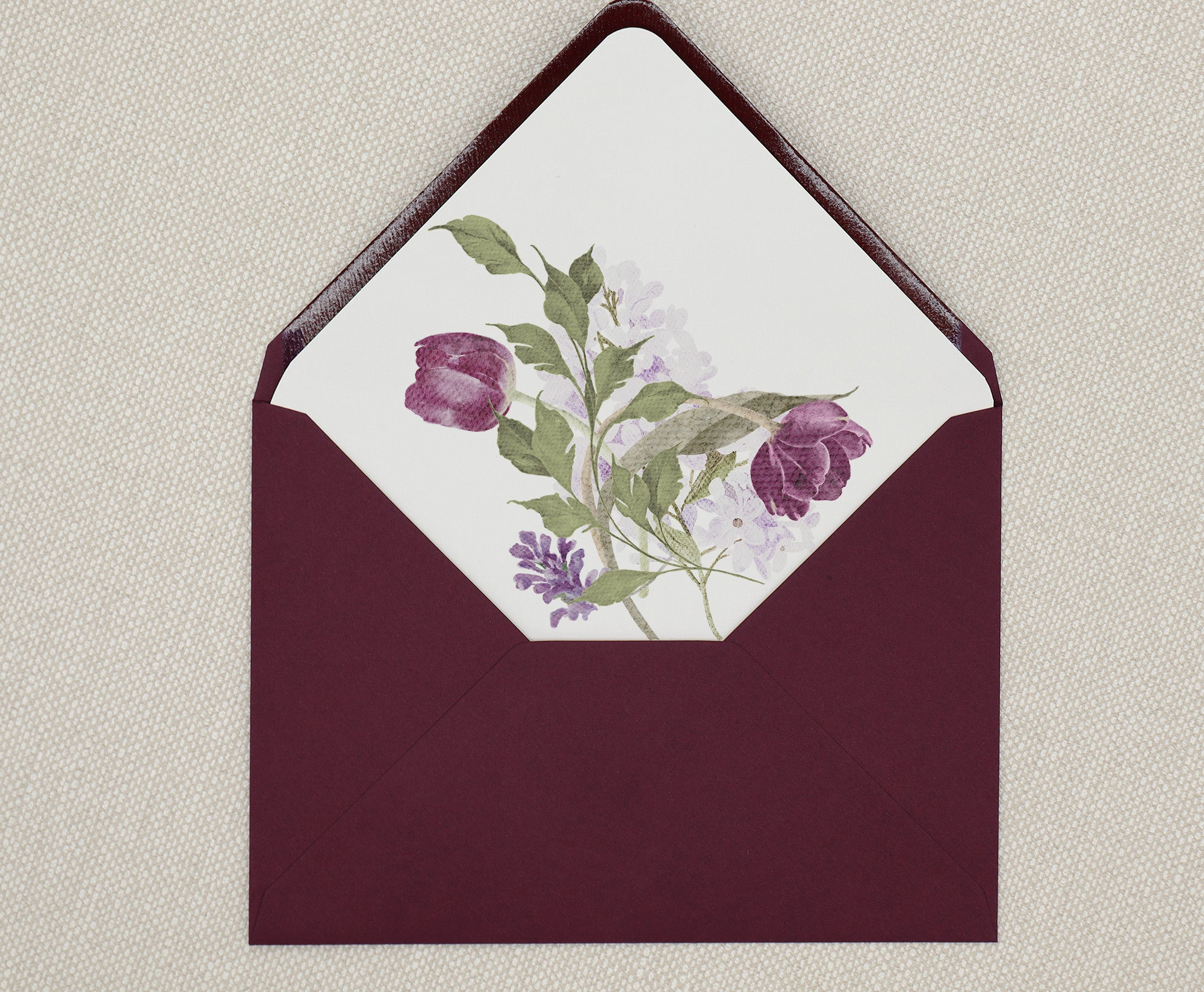 Premium konvolutt | Burgunder