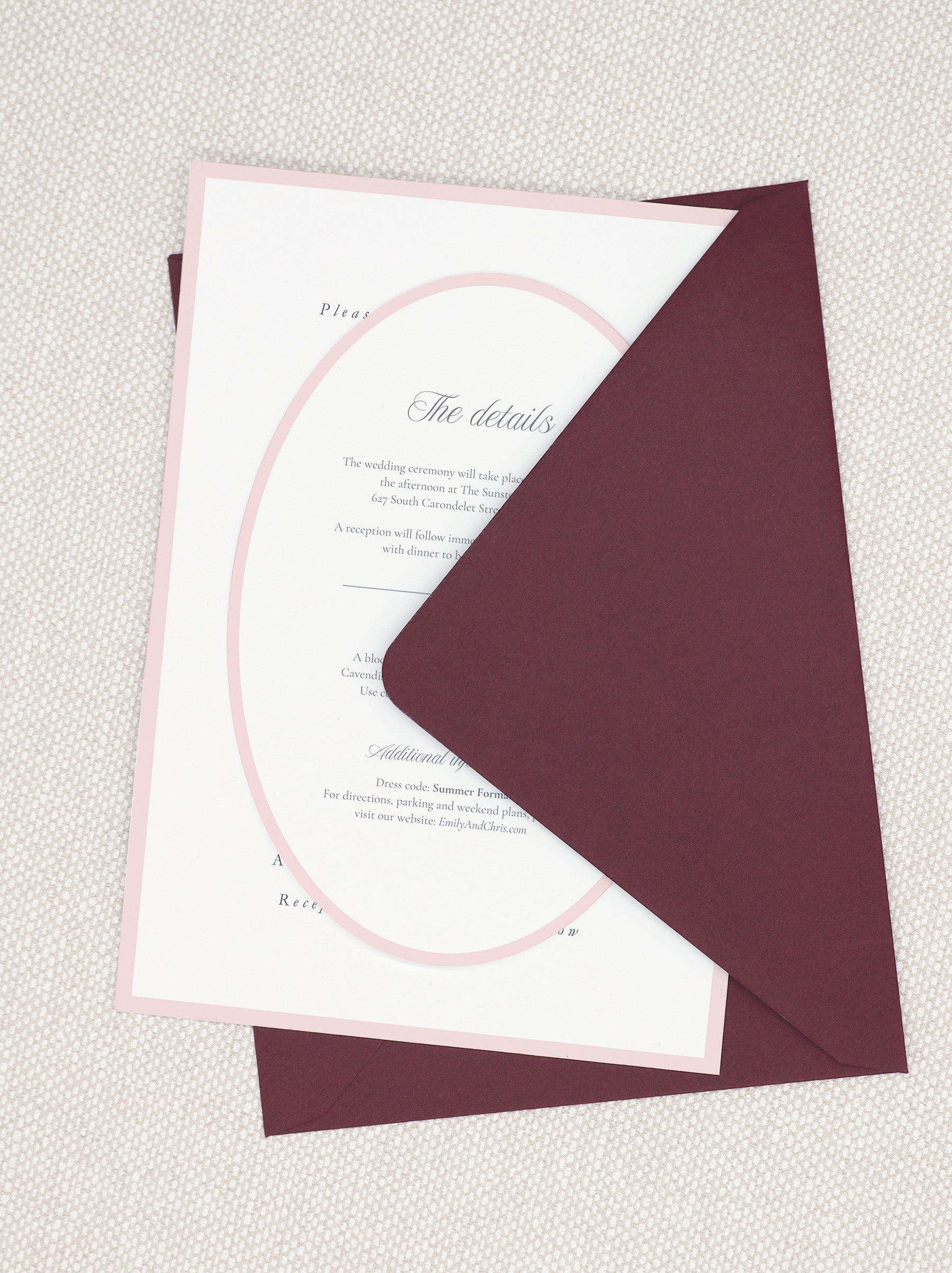 Premium konvolutt | Burgunder