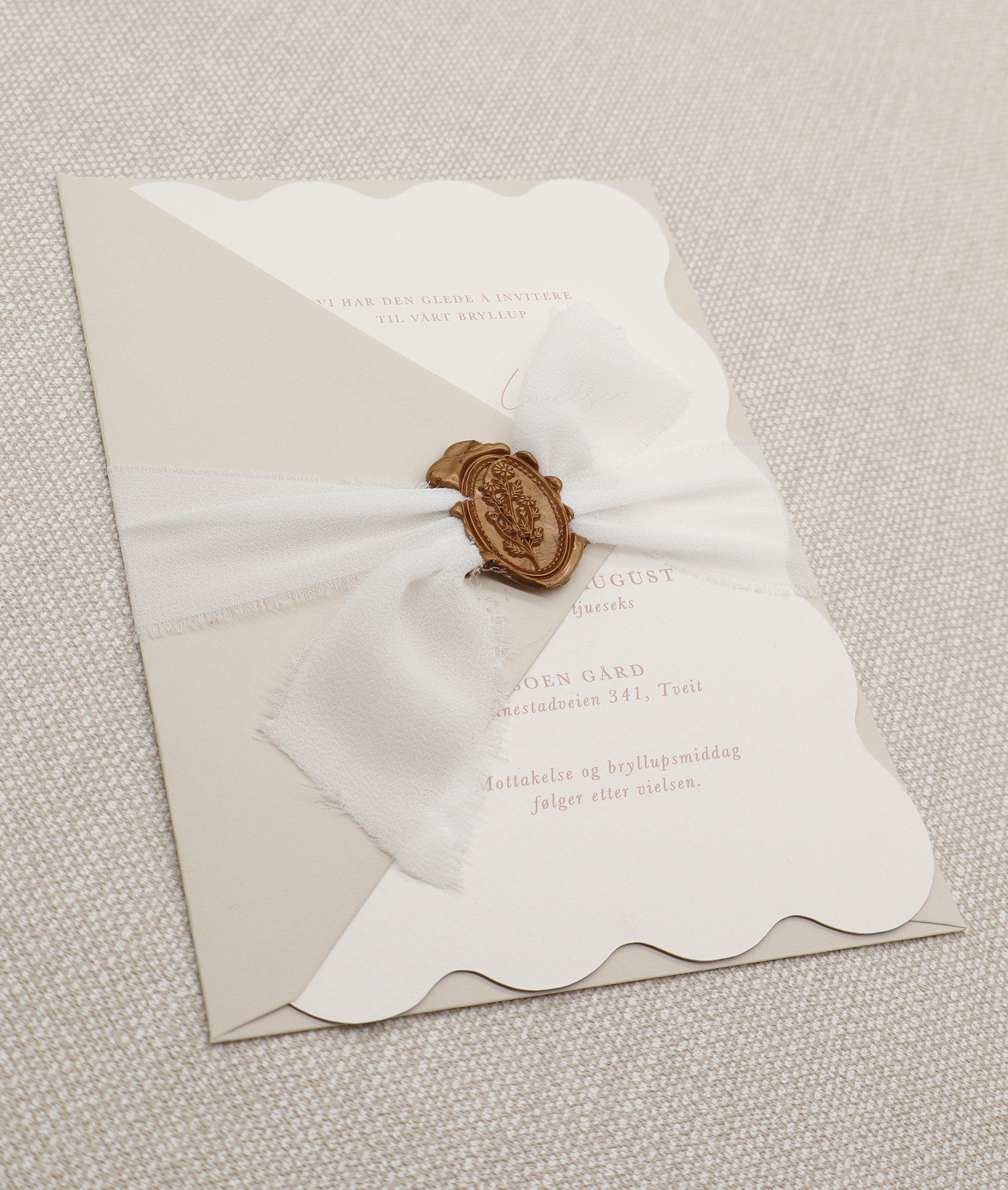 Premium konvolutt | Lys beige