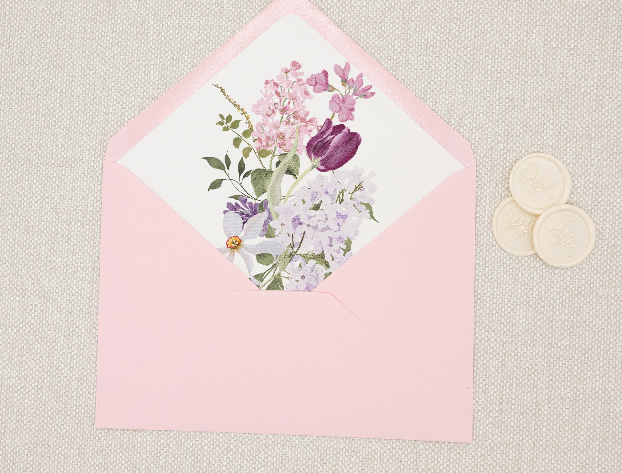 Premium konvolutt | Lys rosa