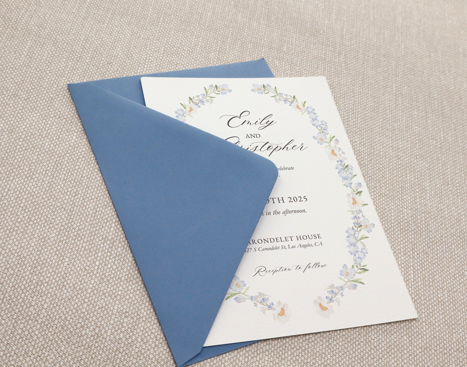 Premium konvolutt | Mellomblå