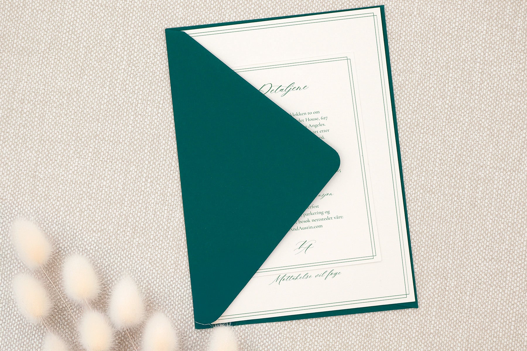 Premium konvolutt | Skoggrønn