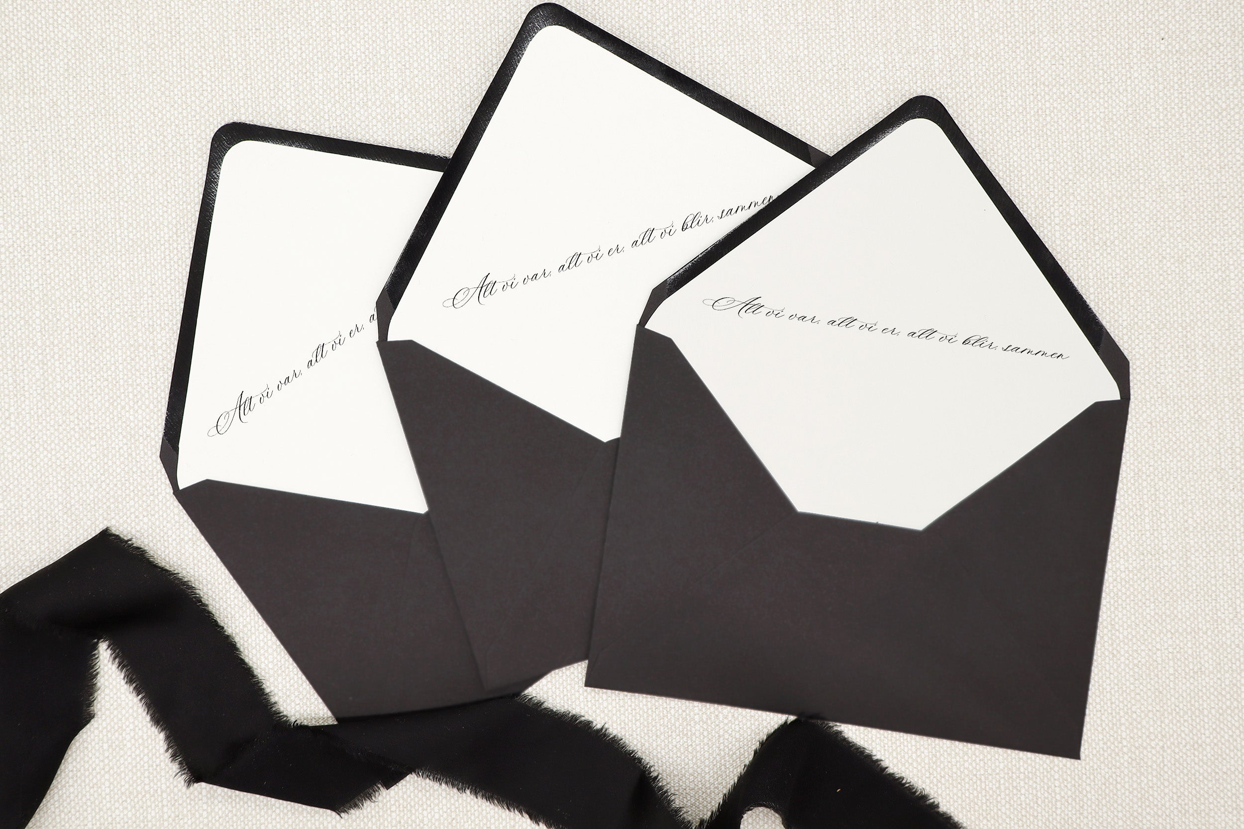 Premium konvolutt | Svart