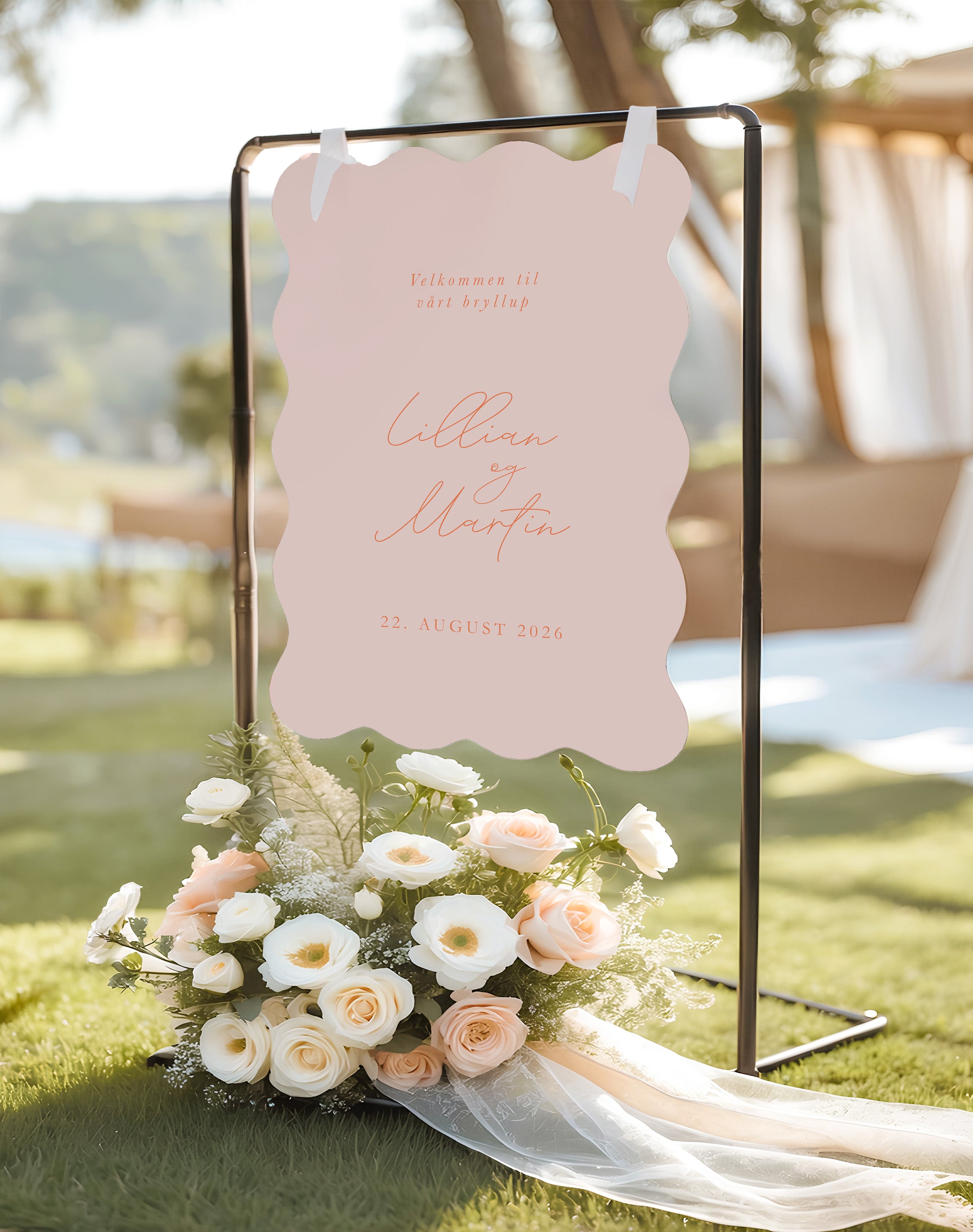 Sienna Velkomstskilt