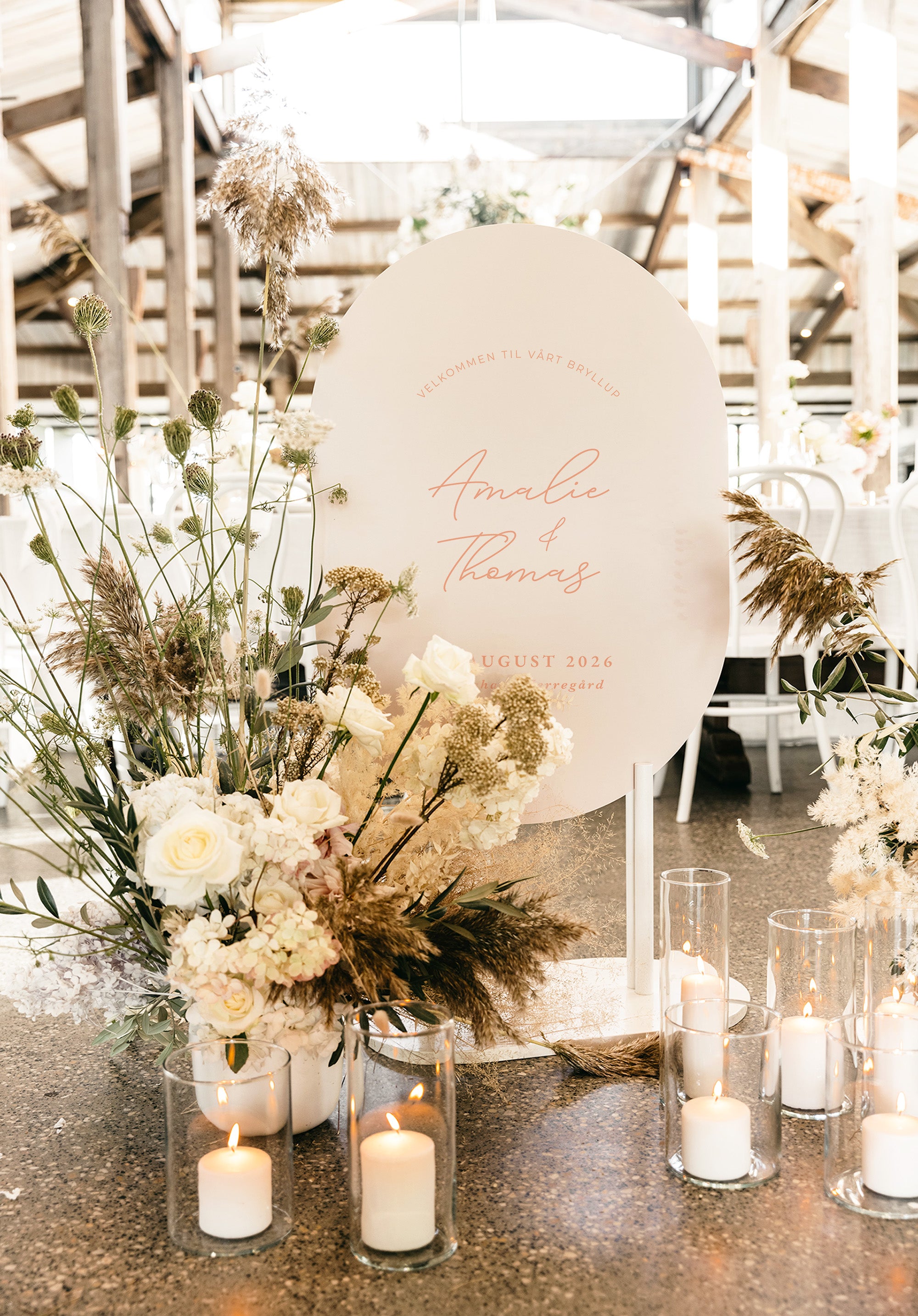 Sienna Velkomstskilt