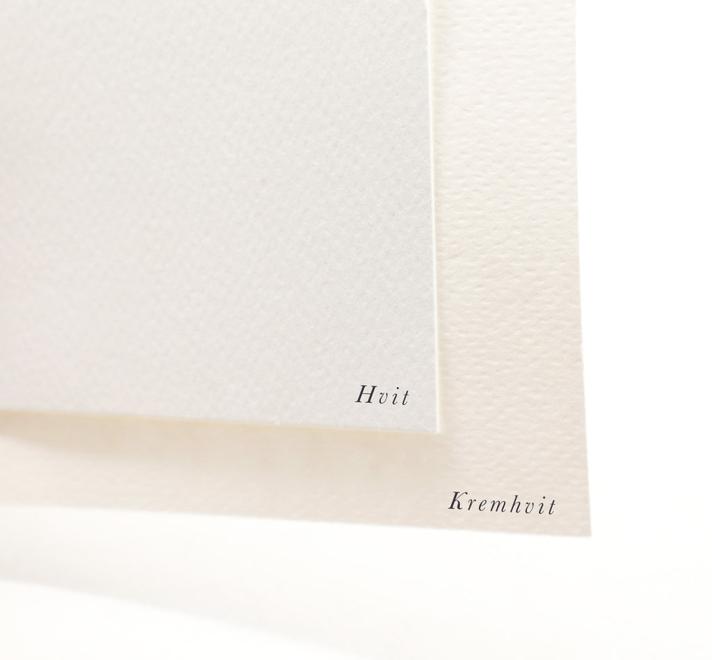 Oval Meny | Minimalistisk med navn