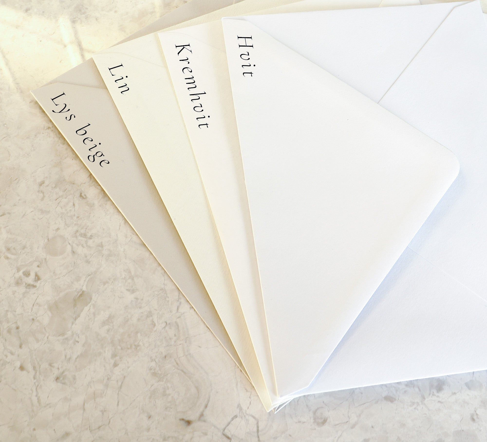 Premium konvolutt | Kremhvit